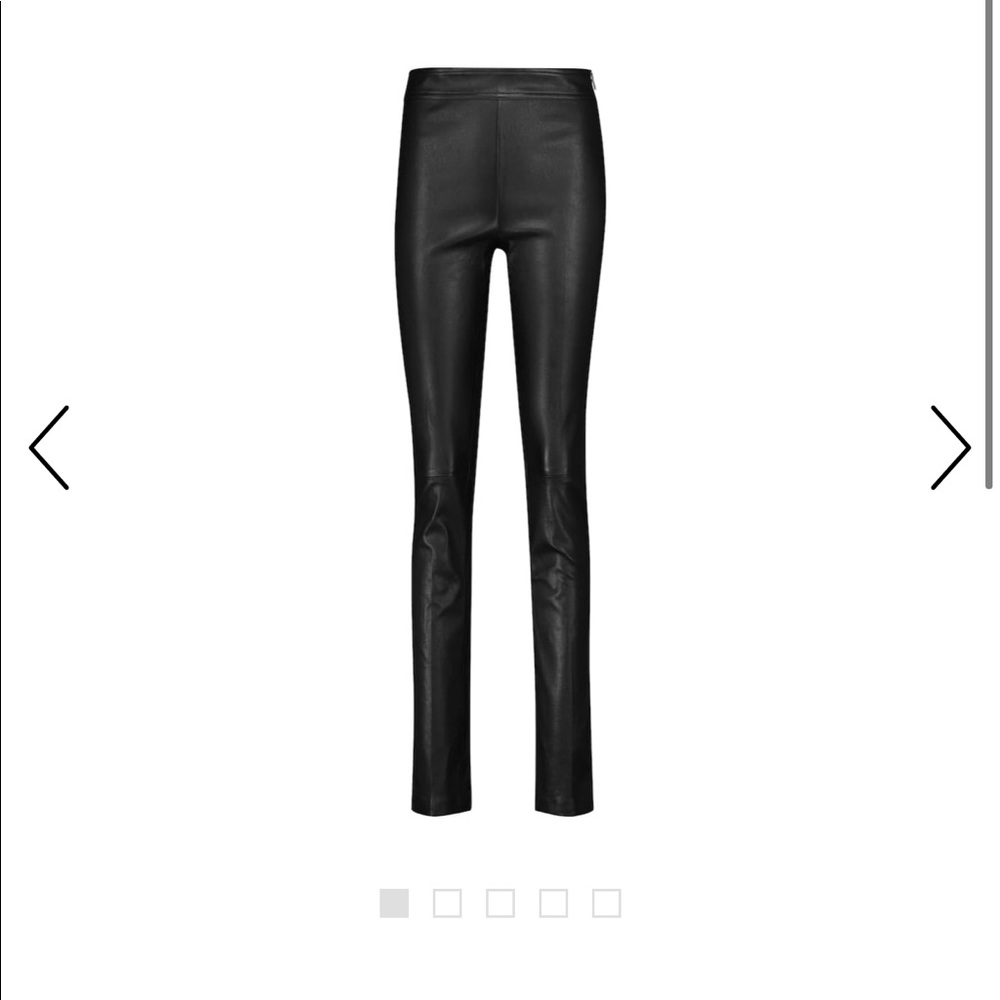 Helmet Lang leather pants